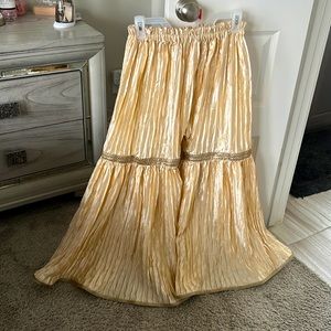Golden beige gharara (never worn)